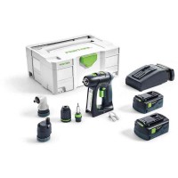 FESTOOL C 18 Li 5,2-Set akumulatora urbis - skrūvgriezis